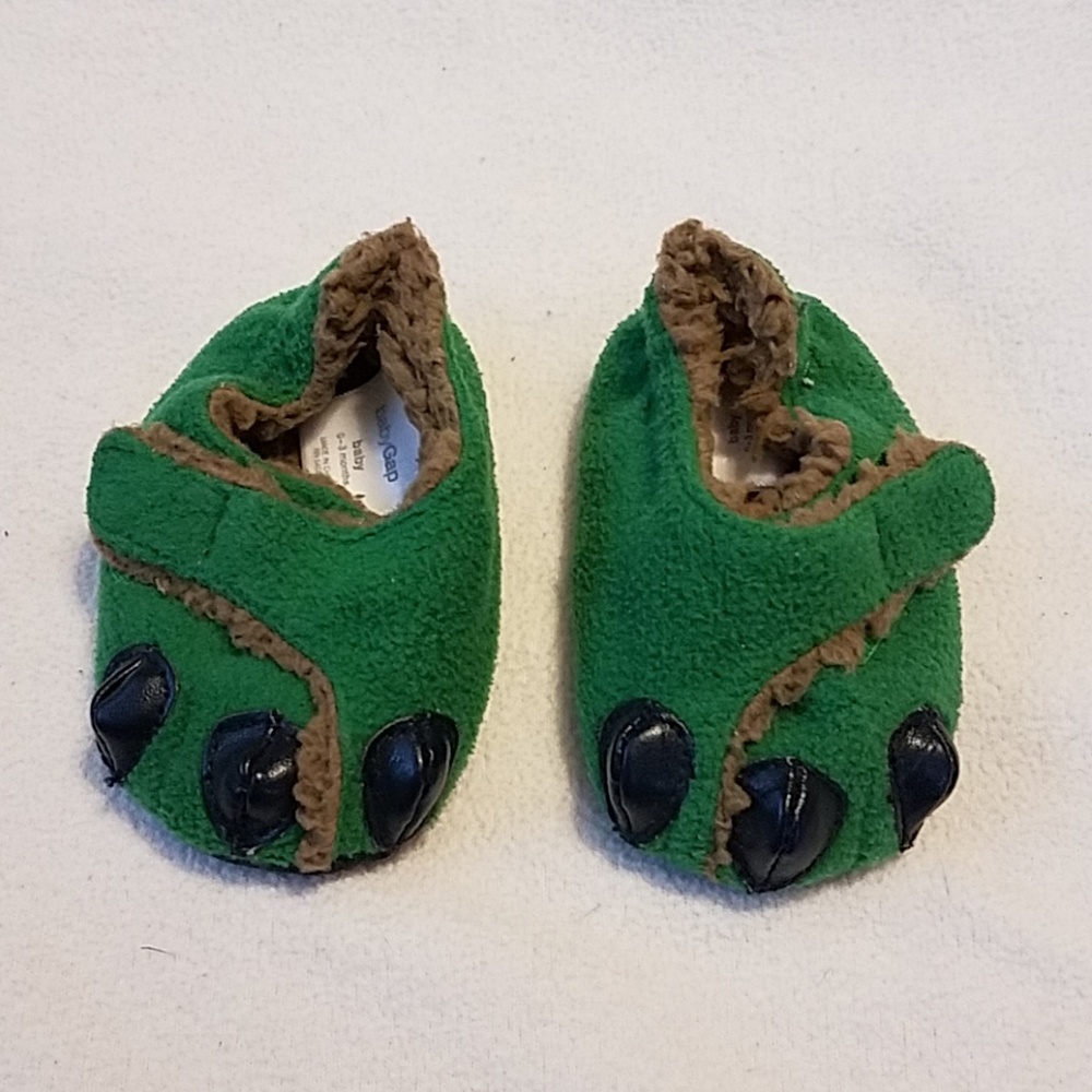 babyGap Monster feet booties/slippers